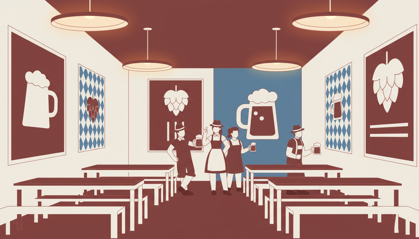 Oktoberfest Dublin Poster: Wanddeko bedruckt für dein Event!